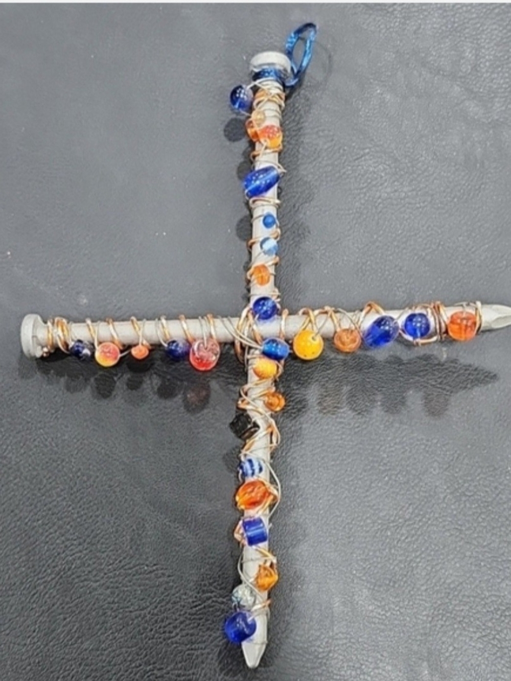 ARTISAN HANDCRAFTED BEADED CROSS
